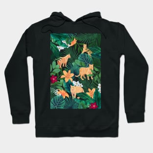 Ginger Cats in the Jungle Hoodie